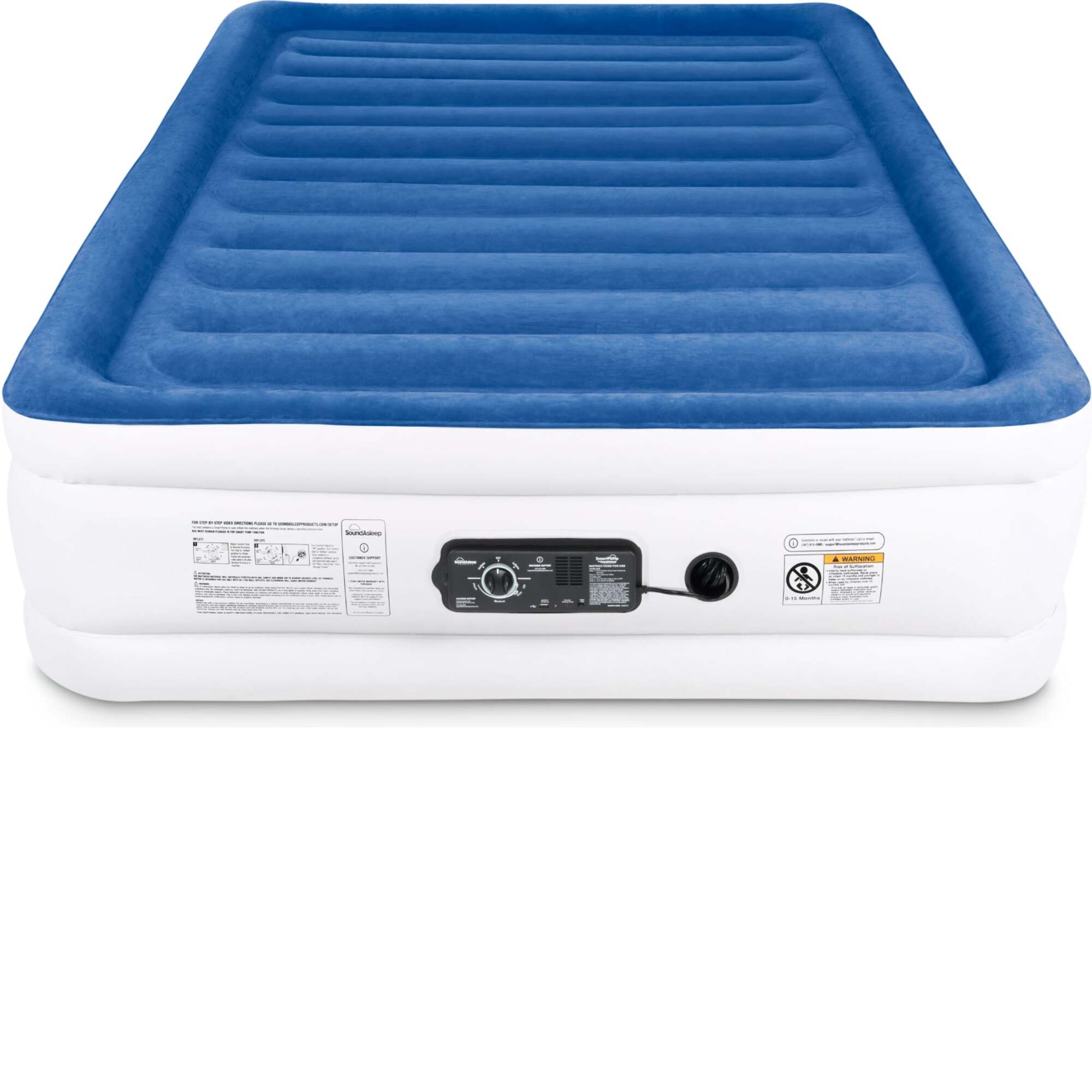 SoundAsleep CloudNine Series mattress with SmartPump detail